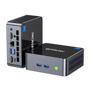 Mini PC GMKtec NucBox M3 Intel Core i5-12450H, 16 GB DDR4, 512 GB SSD, Windows 11 Pro, melns