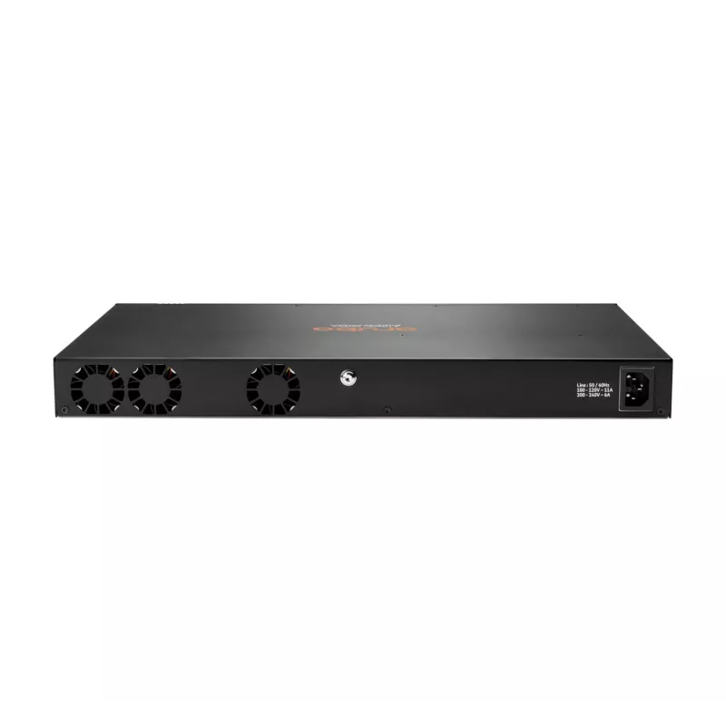 HPE - Aruba sērija - Aruba 6300F - slēdzis - L3 - pārvaldāms - 24 x 10/100/1000 + 4 x 1 Gigabitu / 10 Gigabitu / 25 Gigabitu / 50 Gigabitu SFP56 (augšupsaite / stekēšana) priekšā un sānā uz aizmuguri