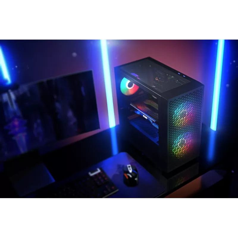 Logic DART PRO ARGB MINI USB-C PC korpuss melns