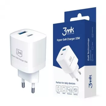 Lādētājs 33W GaN PD 1xUSB-A+1xUSB-A