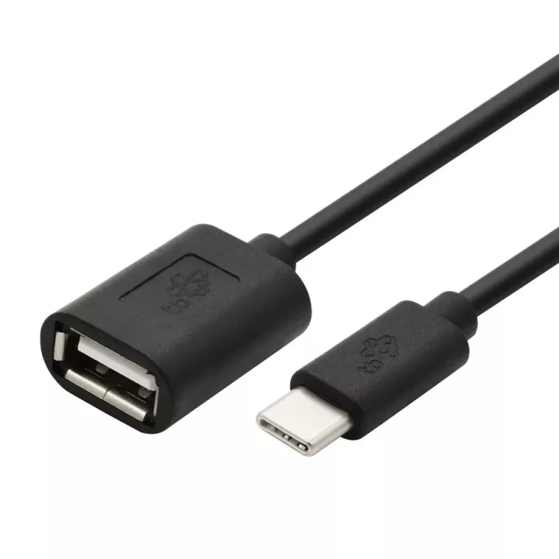 TB Kabelis OTG USB AF - USB C 15cm Melns (AKTBXKU4PAC015B)