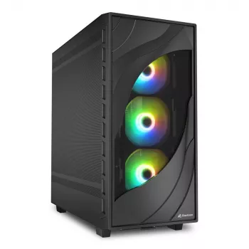 Sharkoon REBEL C80M RGB Midi Tower Melns