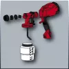 Krāsu smidzināšanas sistēma Einhell TC-SY 400 P 0,8 L