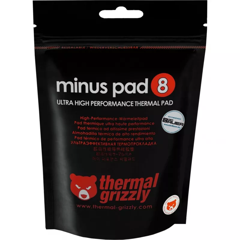 Termopadiņa Thermal Grizzly Minus Pad 8 8 W/m·K 120x20x3 mm