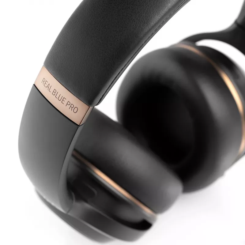 Teufel REAL Zils PRO austiņas Bezvadu galvas lente Spēļu Bluetooth Melns
