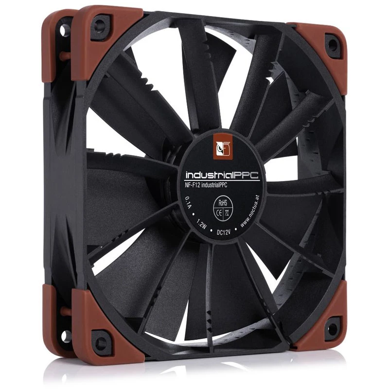 Noctua NF-F12 industrialPPC-24V-3000 120 mm PWM korpusa ventilators