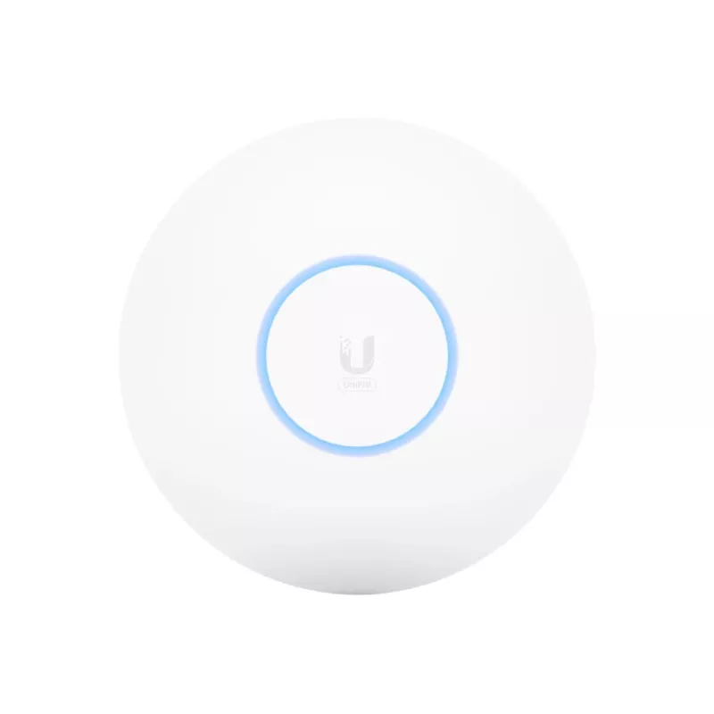 Bezvadu piekļuves punkts UBIQUITI U6‑PRO — Wi‑Fi 6 divjoslu 2.4/5 GHz, PoE, IP54, griestu/sienas, 4800 Mbps (5 GHz), 573.5 Mbps (2.4 GHz)