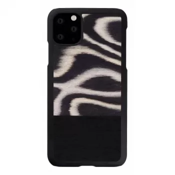 man and wood viedtālruņa maciņš iPhone 11 Pro Max — leoparda melnais raksts