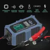 Qoltec viedais mikroprocesoru akumulatoru lādētājs ar akumulatora testeri un 12V atjaunošanas funkciju | 6A | LCD | Akumulatoru lādētājs AGM LiFePO4 GEL akumulatoriem