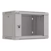 Rack montāžas skapis LANBERG WF03-5306-10S 19 collu 6U pelēks ar stikla durvīm