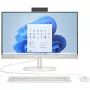 HP 24-cr0009ng AMD Ryzen™ 3 7320U 60,5 cm (23.8) 1920 x 1080 pikseļi Viss-vienā dators 8 GB LPDDR5-SDRAM 512 GB SSD Windows 11 Home Wi-Fi 6 (802.11ax) Balta (A04VWEA#ABD)