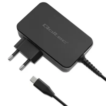 GaN strāvas adapteris QOLTEC 52387 90W 1x USB‑C 5–20V