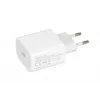 Iekštelpu USB Type-C ātrais lādētājs IBOX C-37, 20 W, USB‑C PD 3.0, 3 A izeja, balts