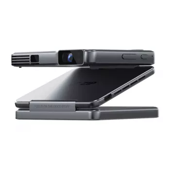Projektors Aurzen AURZEN Zip Projector (pelēks) — pārnēsājams mājas/biznesa projektors