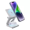 Bezvadu lādētājs BlitzWolf BW-IW30 3-in-1 ātrās uzlādes stacija iPhone un Samsung, bezvadu 3 ierīču uzlāde