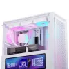 Corsair FRAME 4000D LCD RS datora korpuss, Midi-Tower, ATX, ARGB, rūdīts stikls - balts