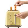 BUYDEEM 2 Slice Toaster, model DT620E, krāsa Mellow Yellow, ES