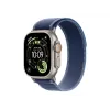 Siksniņa Apple MFT74ZM/A viedpulkstenim zila titāns poliesters elastāns neilons