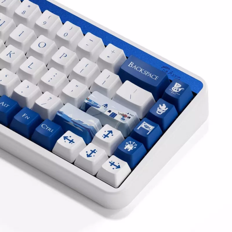 Mehāniskā tastatūra AKKO JIN 01 Santorin 65% ar Rosewood slēdžiem, ANSI izkārtojums
