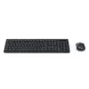 Bezvadu tastatūras un peles komplekts WKM-100 melns