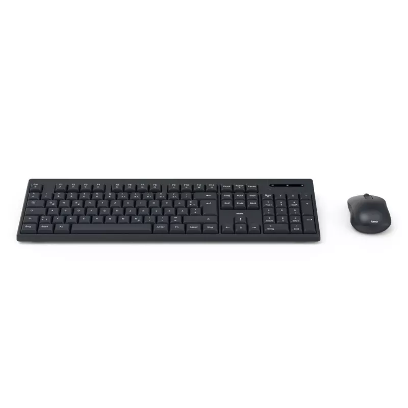 Bezvadu tastatūras un peles komplekts WKM-100 melns