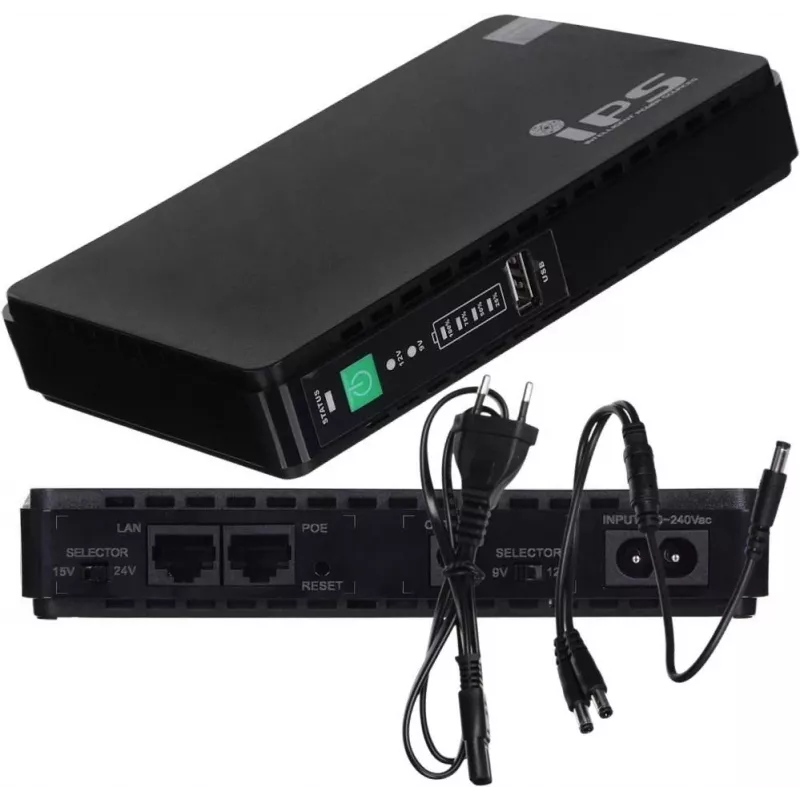IPS ROUTERUPS-15-POE nepārtrauktās barošanas avots (UPS) 15 W