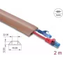 Kabeļu uzmava DELOCK 20764 Brūna PVC 1 gab.