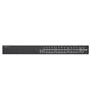 Vadāms L2 Gigabit Ethernet komutators Lancom Systems GS-2426 — 24× Gigabit RJ-45, 1U statņa, MAC 8000, maiņstrāvas ieeja