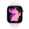 Apple Watch Series 11 GPS 46mm rozā zelta alumīnija korpuss ar Light Blush sporta siksniņu S/M