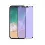 Rūdīta stikla ekrāna aizsargs Devia iPhone XS/X 5.8 collas pret zilo starojumu pilnekrāna melns
