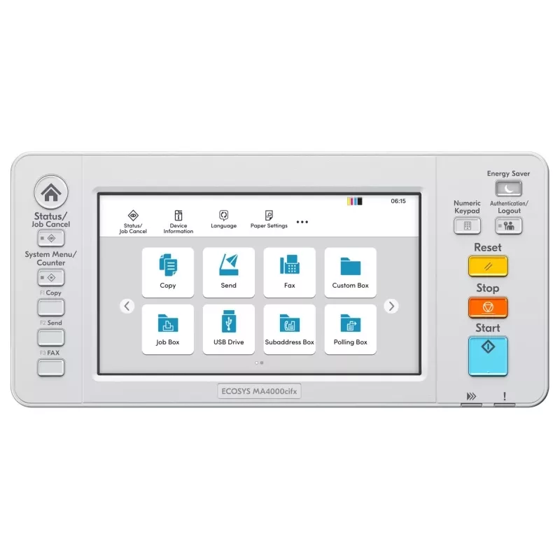 Kyocera ECOSYS MA4000cifx Printer Laser Colour MFP A4 40 ppm Ethernet LAN USB (SPEC)