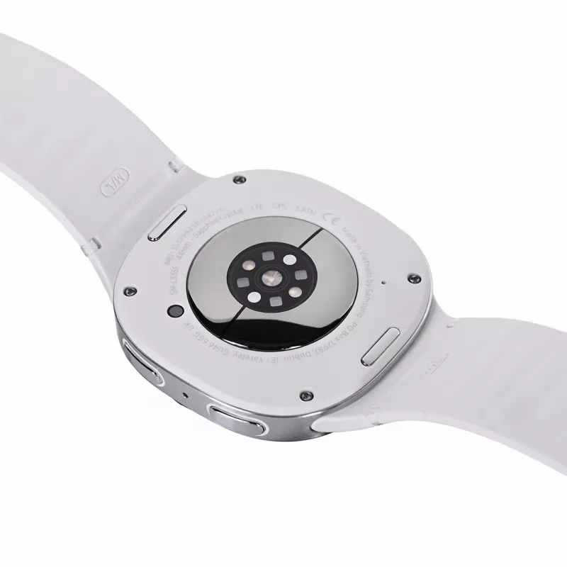 Viedpulkstenis Samsung Galaxy Watch 8 44 mm sudraba, 1,5 collu AMOLED 480x480, 5 ATM, GPS, 32 GB, 435 mAh