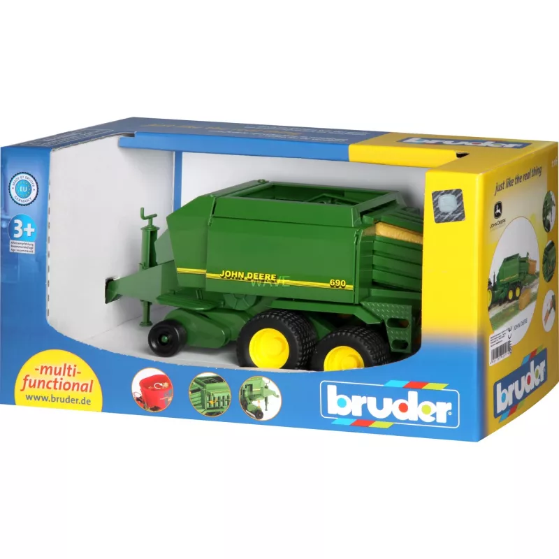 Rotaļlieta transportlīdzeklis un rotaļu trase BRUDER 02017, plastmasa, piemērots vecumam no 3 gadiem, krāsas melna/zaļa/dzeltena
