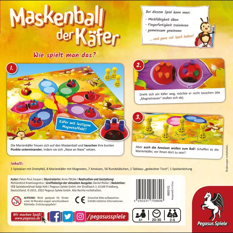 Maskenball der Beetle, galda spēle, gada bērnu spēle 2002