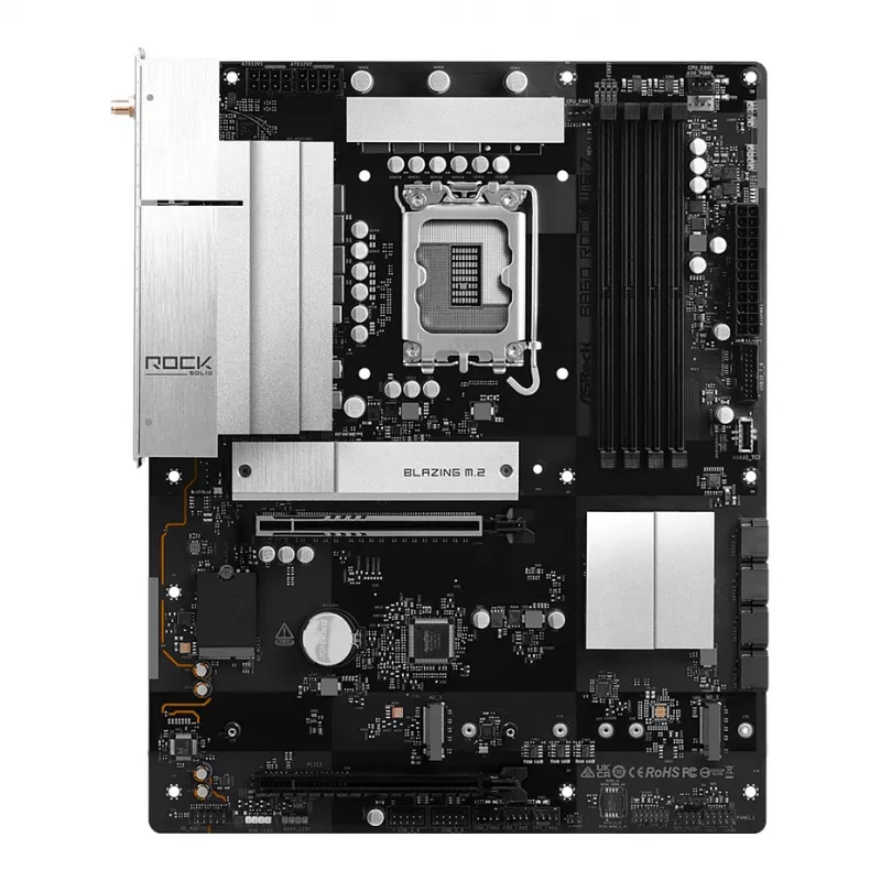 ASRock B860 Rock WiFi 7 ATX mātesplate