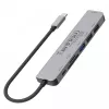 USB-C centrmezgls Unitek 7in1 Aluminium PD 100W 5 Gbps — multiportu adapteris ar Power Delivery