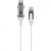 Goobay Ethernet-Kabelis USB-A 3.0 uz RJ45 plāns 2 m - savieno maršrutētāju, modemu vai (74379)