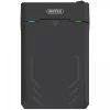 HDD/SSD korpuss Unitek Y-3035 — 2,5/3,5 collu SATA, USB 3.2 Gen 1 (USB Type-B), 6 Gbit/s, melns, maiņstrāvas adapteris