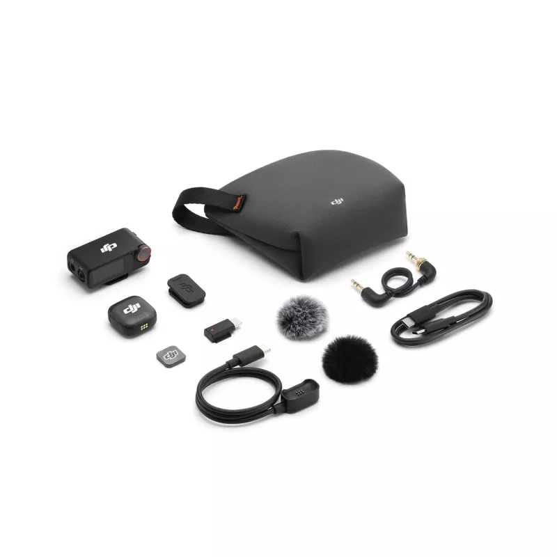 Mikrofonu sistēma DJI Camera Acc Mic 3 (1× raidītājs + 1× uztvērējs)