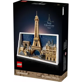 LEGO ARCHITECTURE 21064 Parīze – Mīlestības pilsēta