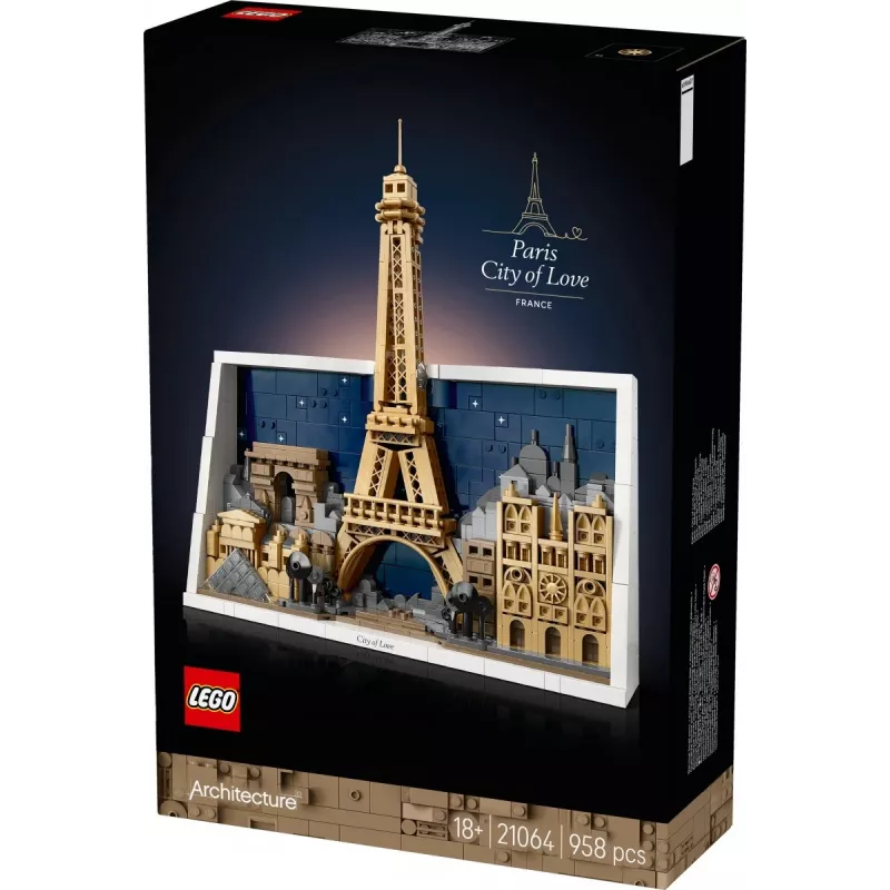LEGO ARCHITECTURE 21064 Parīze – Mīlestības pilsēta