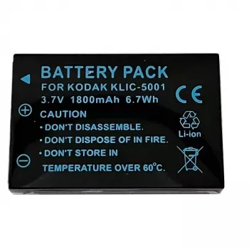 Uzlādējams akumulators Extra Digital KLIC-5001 3.7V 1000mAh portatīvajām ierīcēm
