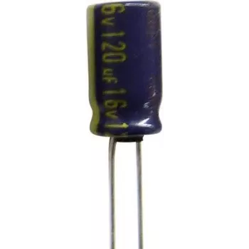 Panasonic elektrolītiskais kondensators, radiālie vadi, 7,5 mm, 680 µF, 100 V līdzstr., 20 %, (Ø x H) 18 mm x 40 mm, EEUFC2A681, 1 gab. (EEUFC2A681)