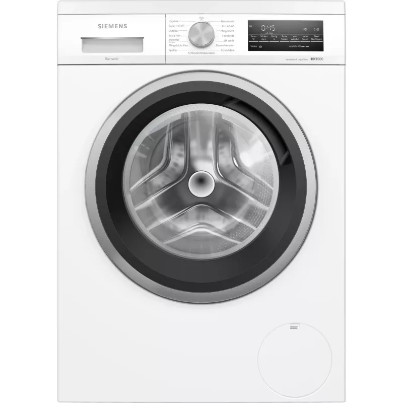 Veļas mašīna Siemens iQ500 WU14UT70, priekšējā ielāde, 8 kg, 1400 apgr./min, balta