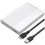 Ārējais korpuss 2,5 collu SATA SSD/HDD QOLTEC 52278 USB 3.0, atbalsta līdz 2 TB