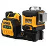 Lāzera nivelieris DeWalt DCE089D1G18-QW zaļš stars, pašizlīdzinošs, 360° ar uztvērēja savietojamību