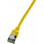 LogiLink CQ9037S tīkla kabelis 1 m Cat6a S/FTP (S-STP) dzeltens (CQ9037S)