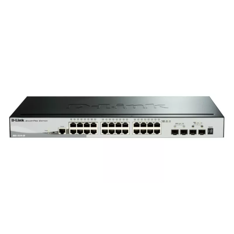D-Link 52 portu Gigabit Stackable POE viedais pārvaldāmais slēdzis ar 4 x 10G SFP+