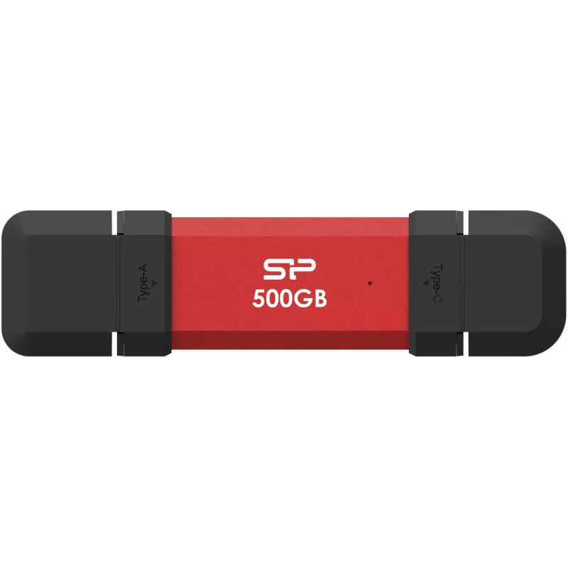 Pārnēsājams SSD Silicon Power DS72 500 GB, USB-C/USB-A 3.2 Gen 2