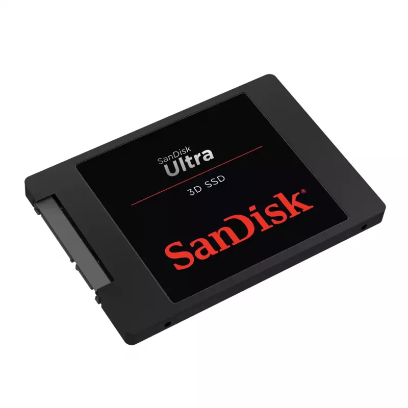 SanDisk Ultra 3D - SSD - 500GB - iekšējais - 2.5 (6,4 cm) - SATA 6Gb/s (SDSSDH3-500G-G26)